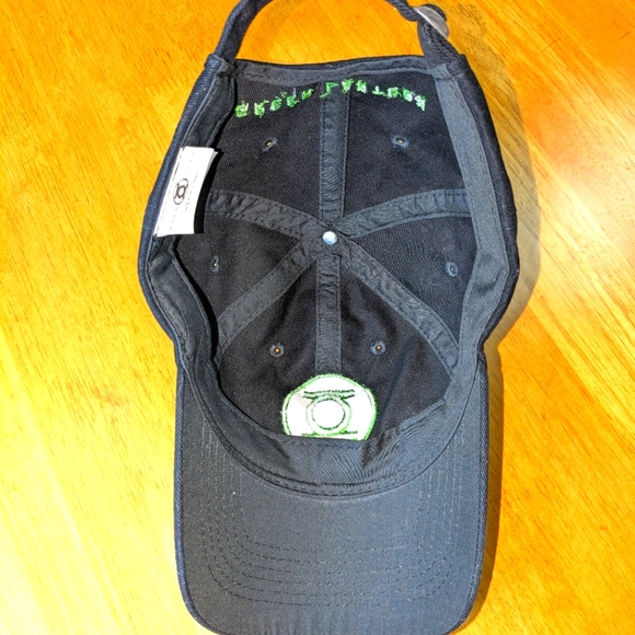 NWOT Green Lantern Movie Strapback Hat DC Comic Film Movie Logo Cap 2011 OSFA - Picture 5 of 9